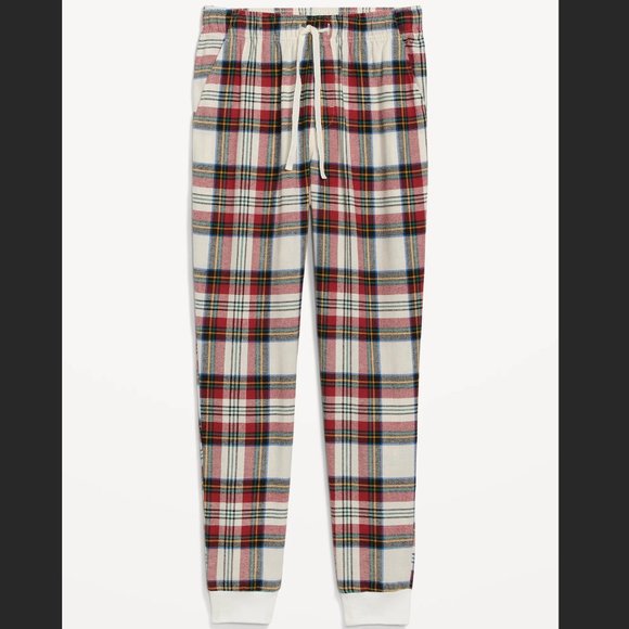 Brand New Old Navy Plaid Flannel Jogger Pajama Pants - Picture 1 of 8